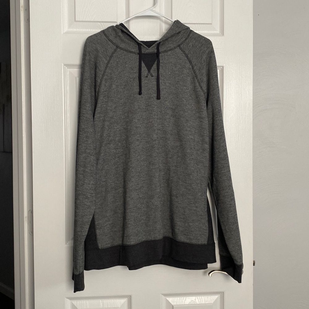 Urban Pipeline | Mens Pullover Grey and Black Hoodie Size XXL